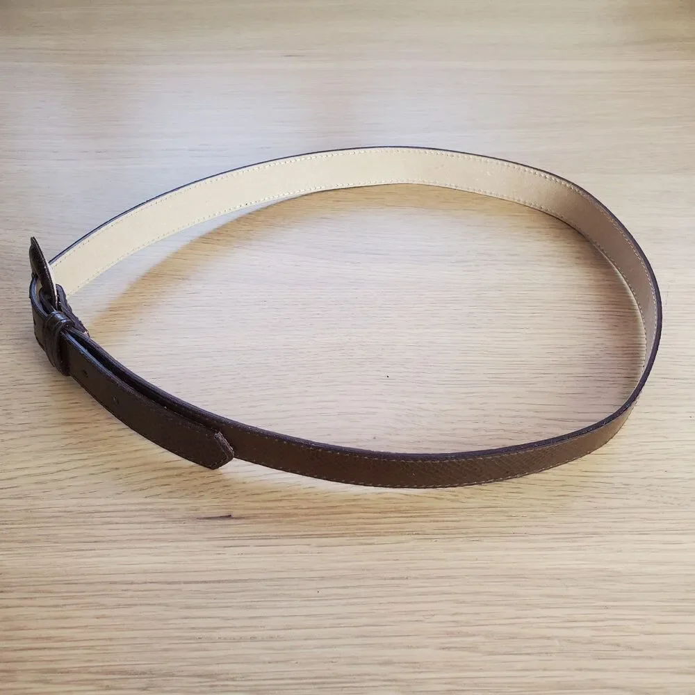 Vintage 90's Jones New York Brown Snakeskin Belt